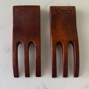 Wooden Salad Tongs Handmade by Don Sharron